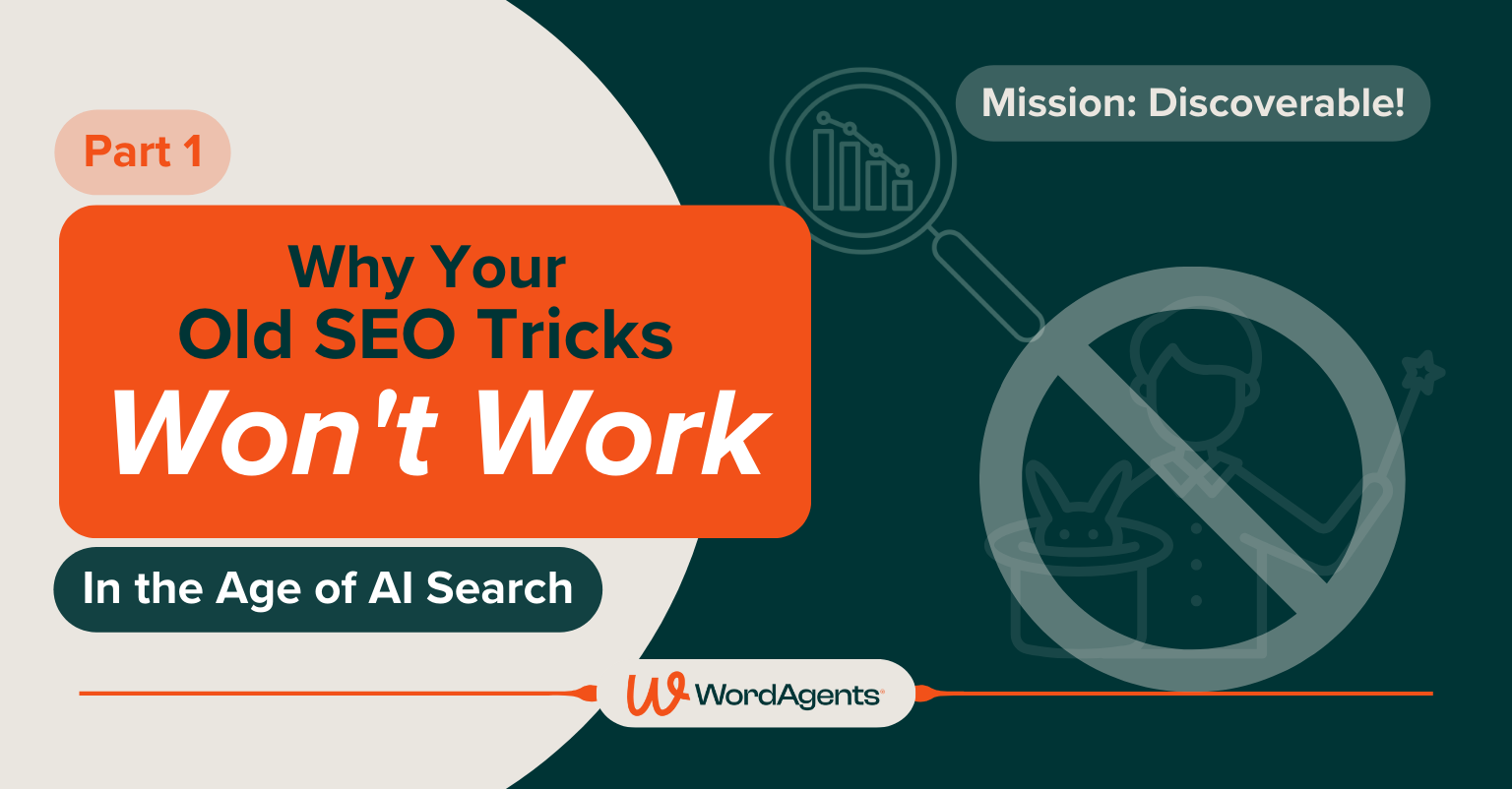 AI search - Why your old SEO Tricks Won't Work in an Age of AI Search