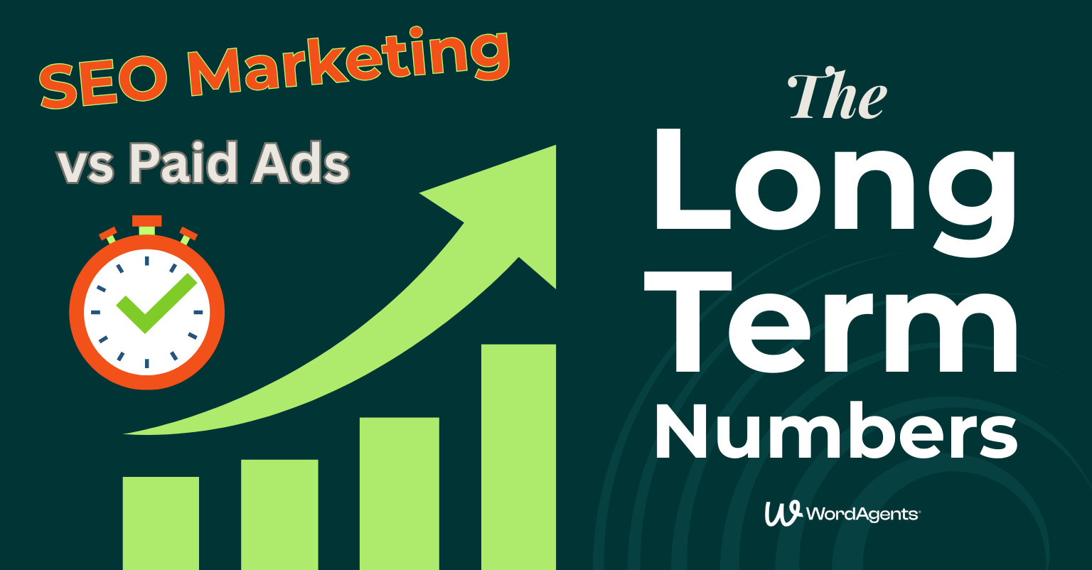 SEO content marketing - SEO vs Paid Ads over the Long Term